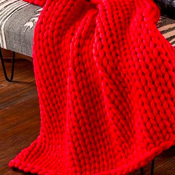 Chunky knit blanket - Picture 1 of 1